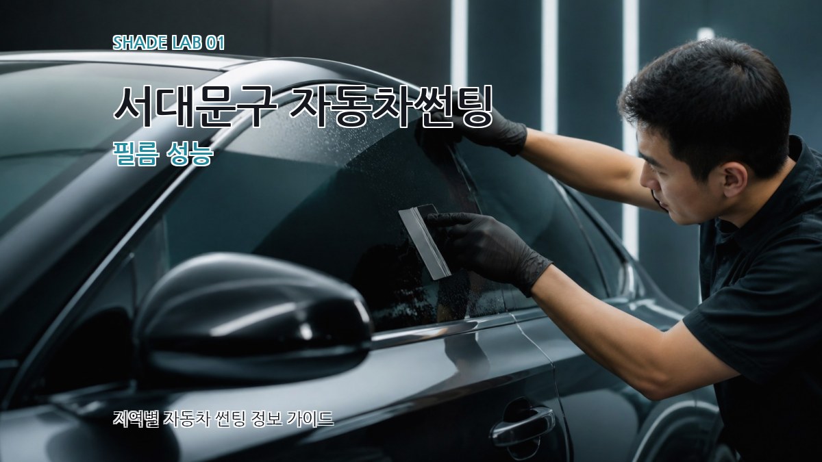 서대문구 자동차썬팅