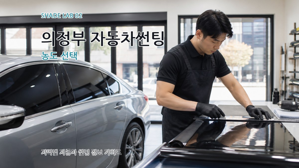 의정부 자동차썬팅 농도 선택
