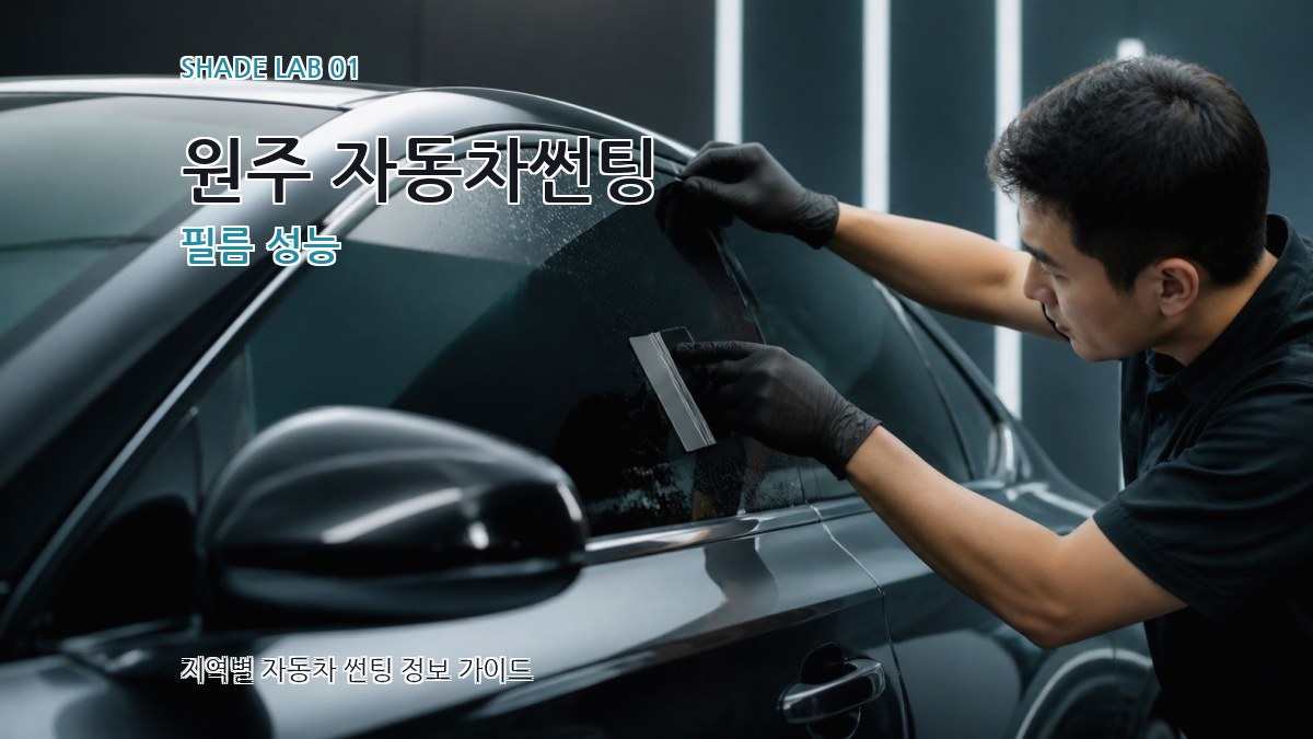 원주 자동차썬팅
