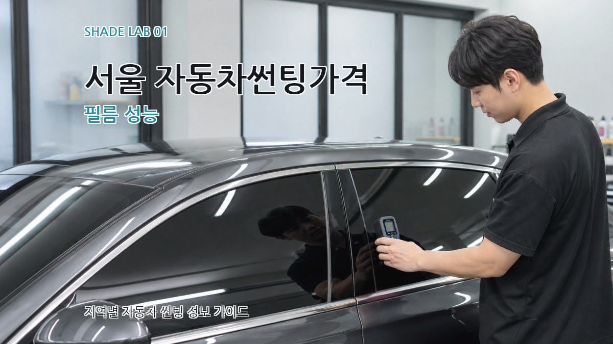 서울 자동차썬팅가격