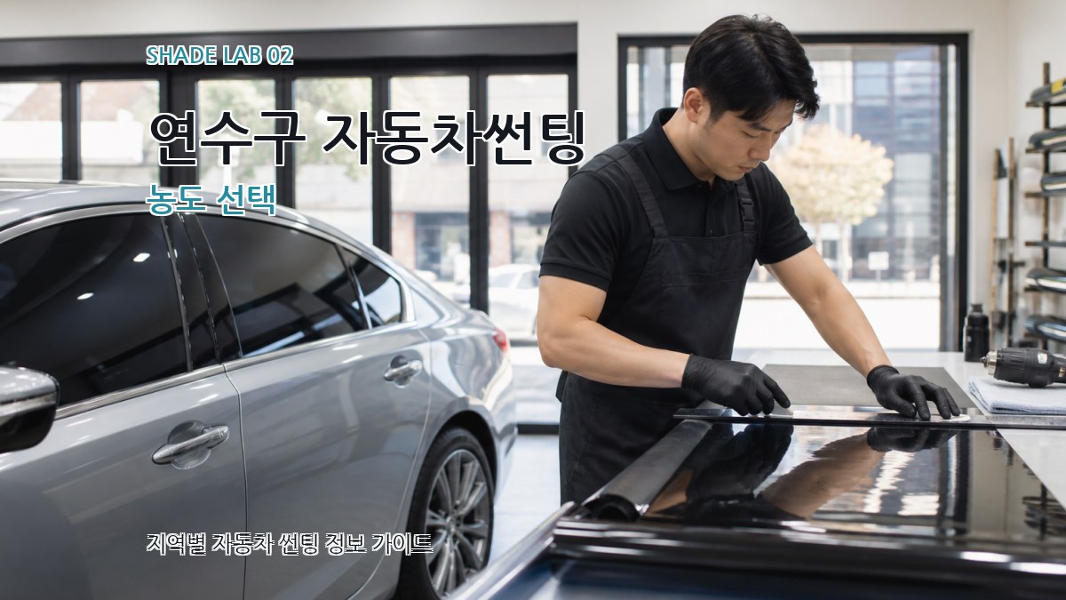 연수구 자동차썬팅 농도 선택