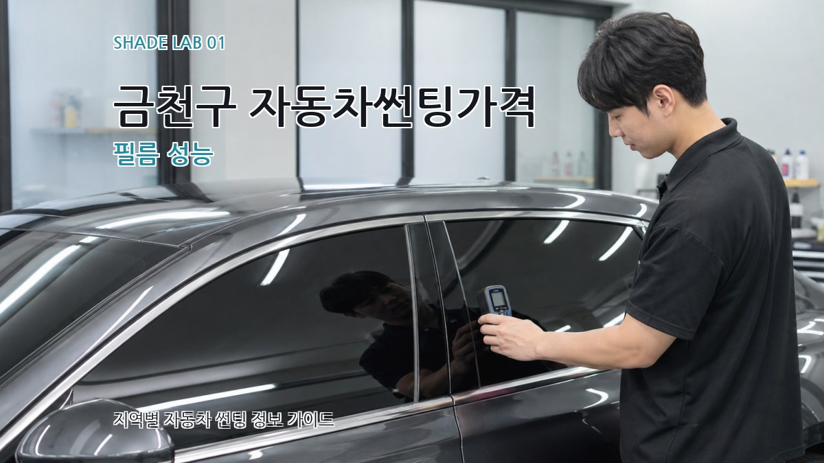 금천구 자동차썬팅가격