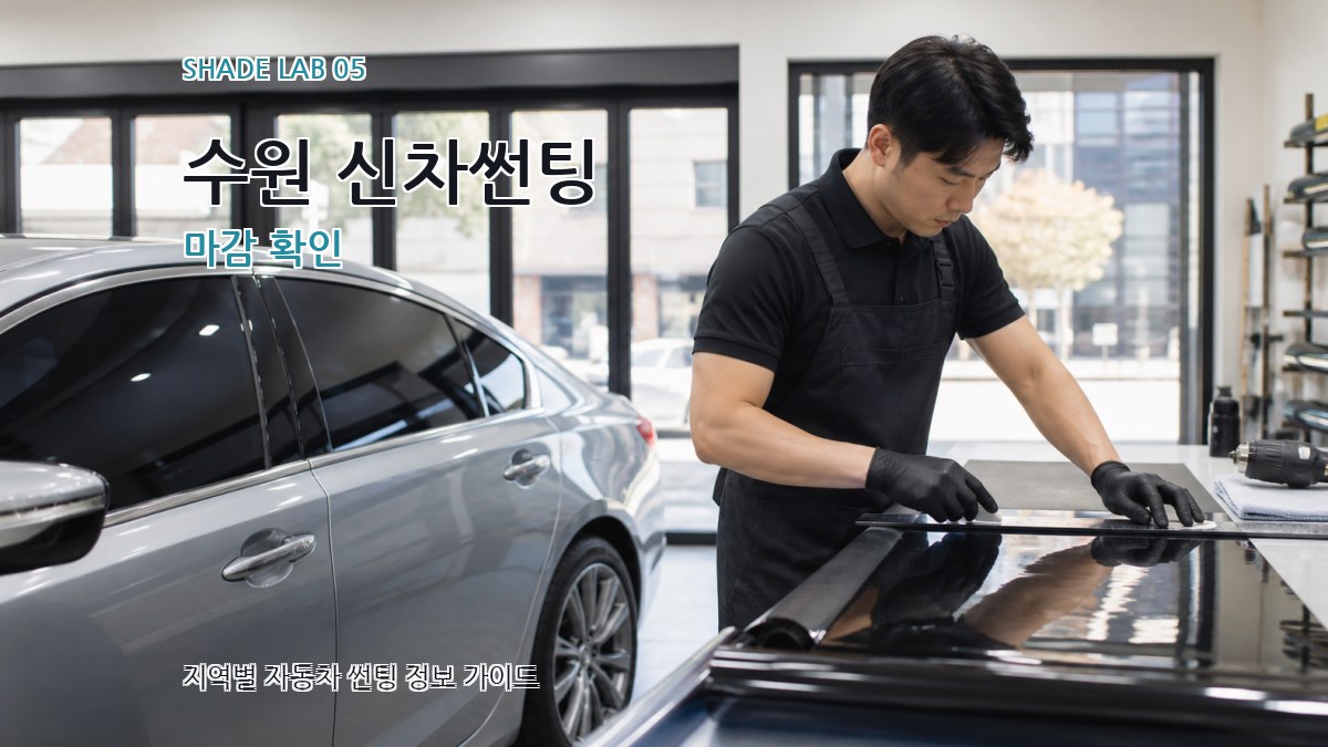 수원 신차썬팅 마감 확인
