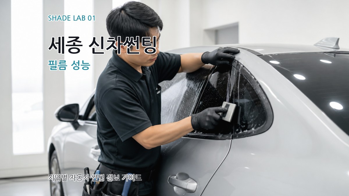 세종 신차썬팅