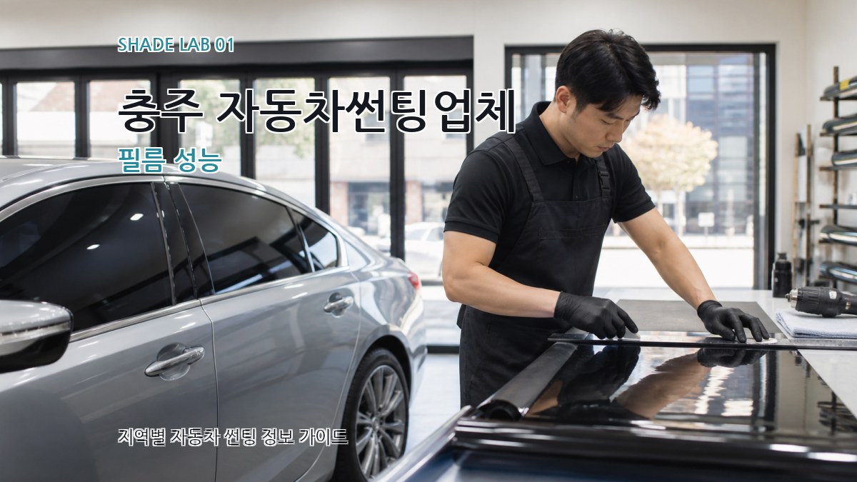 충주 자동차썬팅업체