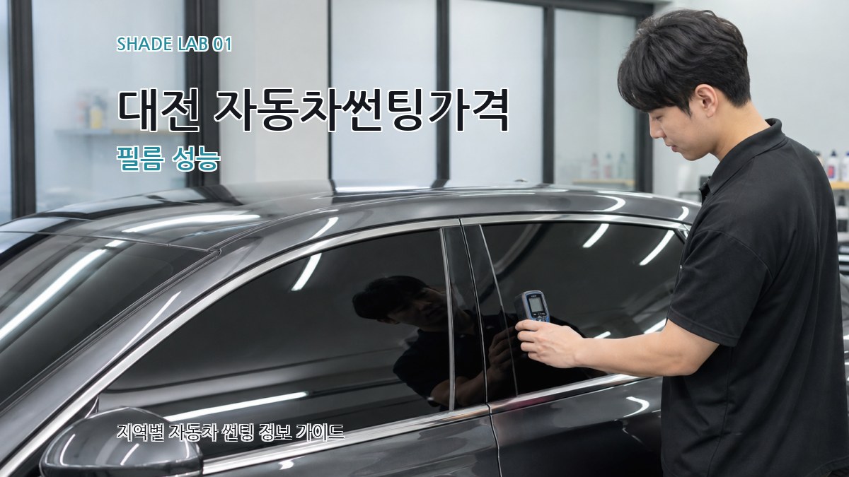 대전 자동차썬팅가격