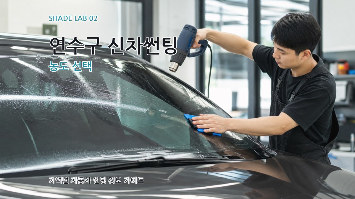 연수구 신차썬팅 농도 선택