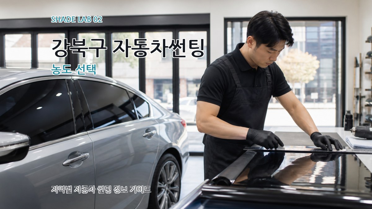 강북구 자동차썬팅 농도 선택