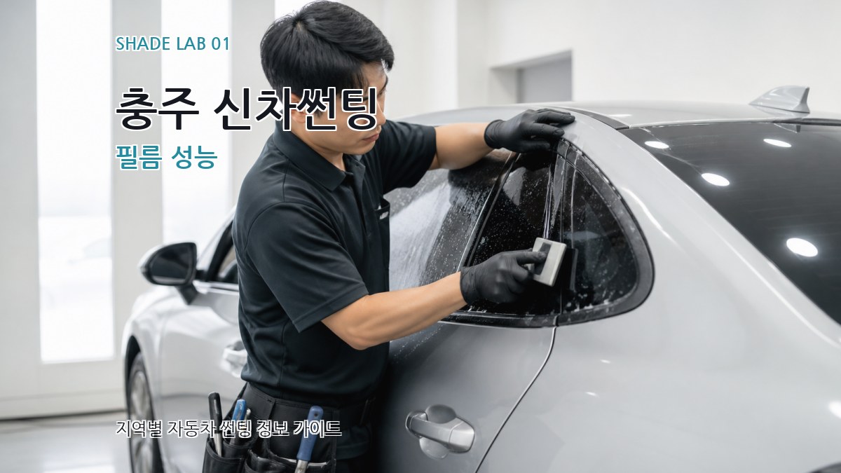 충주 신차썬팅