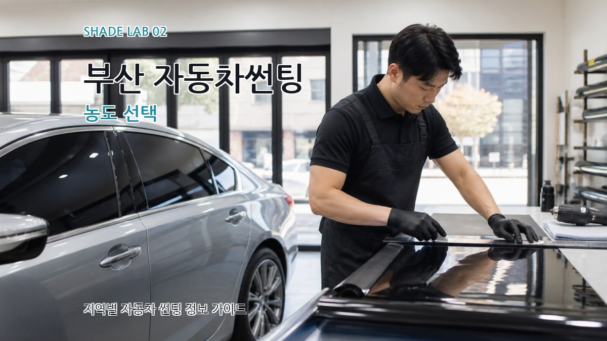 부산 자동차썬팅 농도 선택