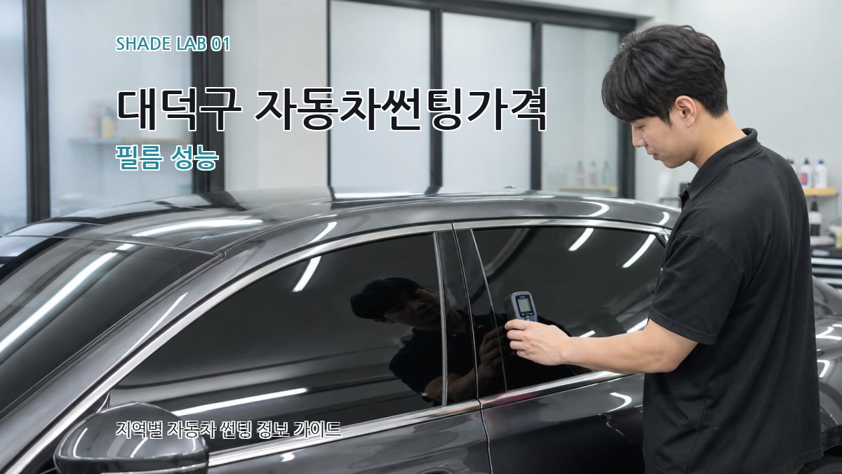 대덕구 자동차썬팅가격