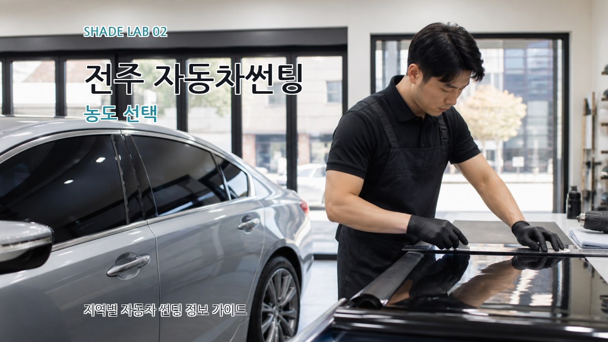 전주 자동차썬팅 농도 선택