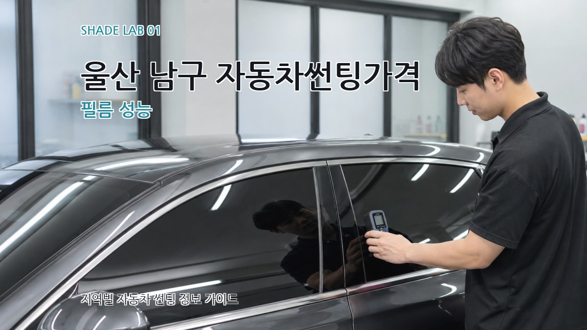 울산 남구 자동차썬팅가격