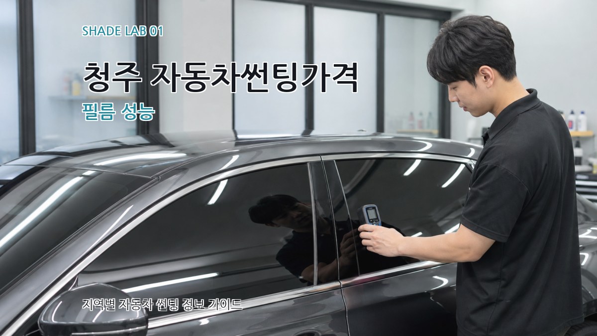 청주 자동차썬팅가격