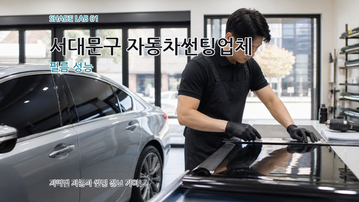 서대문구 자동차썬팅업체