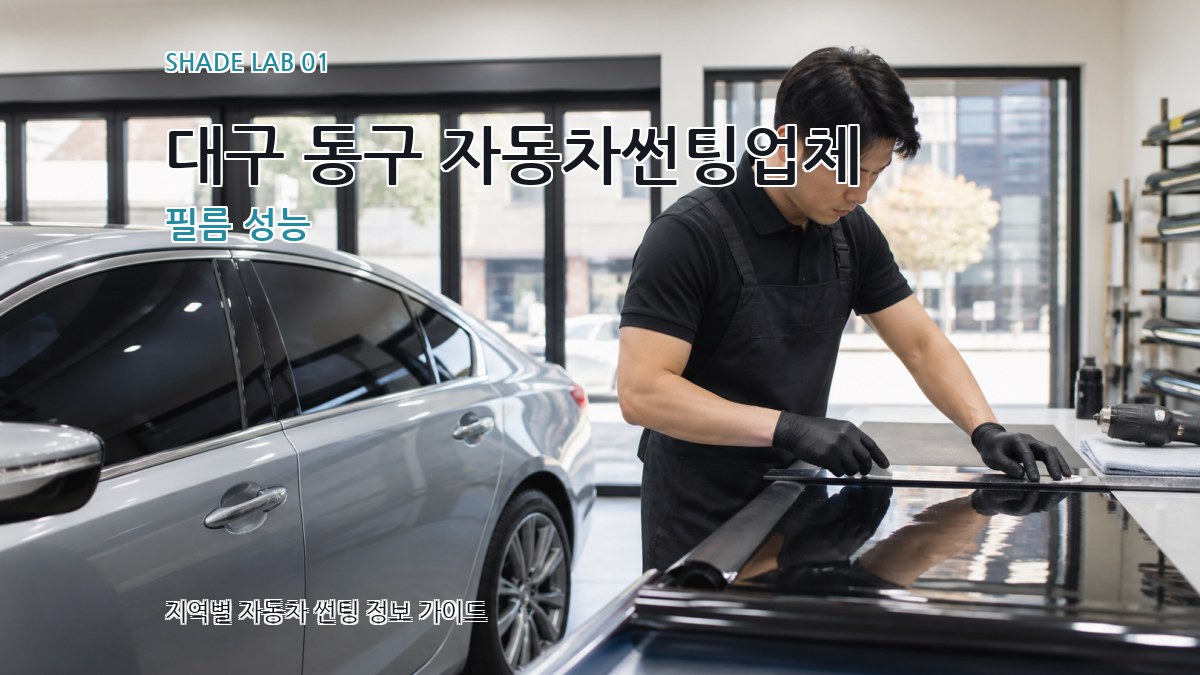 대구 동구 자동차썬팅업체