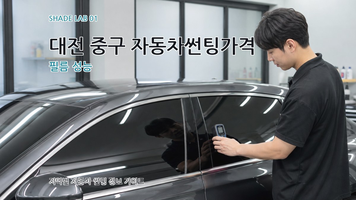 대전 중구 자동차썬팅가격