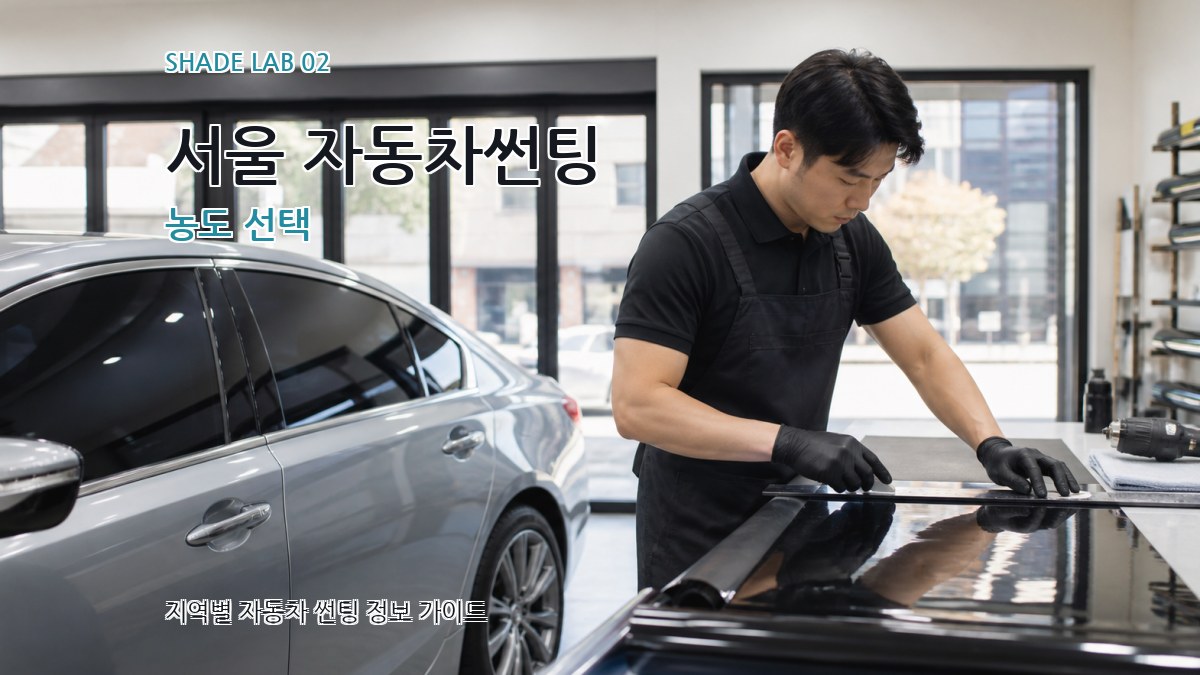 서울 자동차썬팅 농도 선택