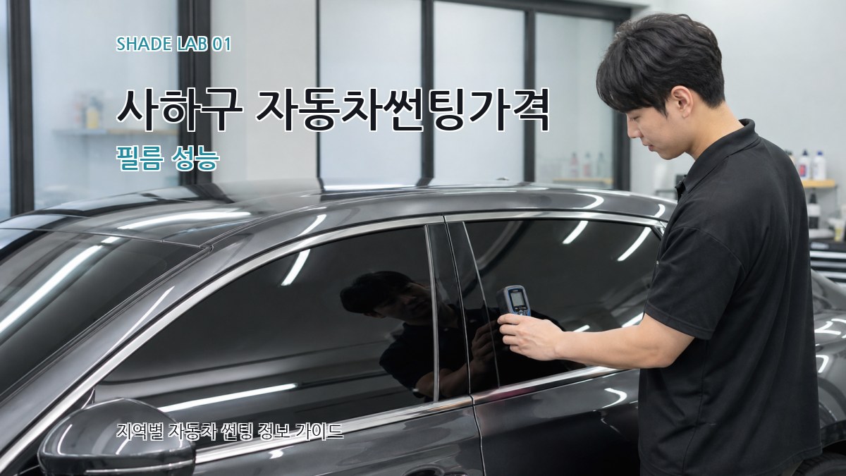 사하구 자동차썬팅가격