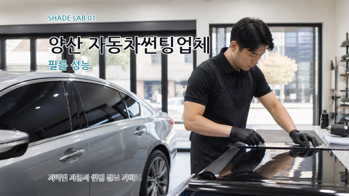 양산 자동차썬팅업체