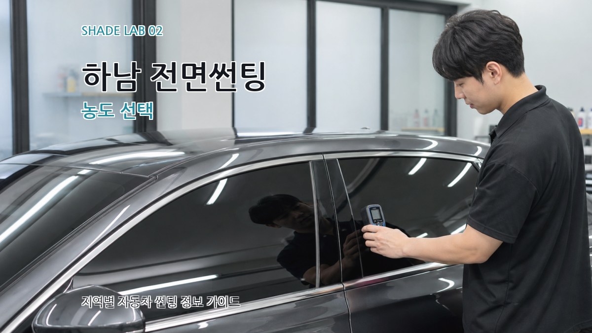 하남 전면썬팅 농도 선택