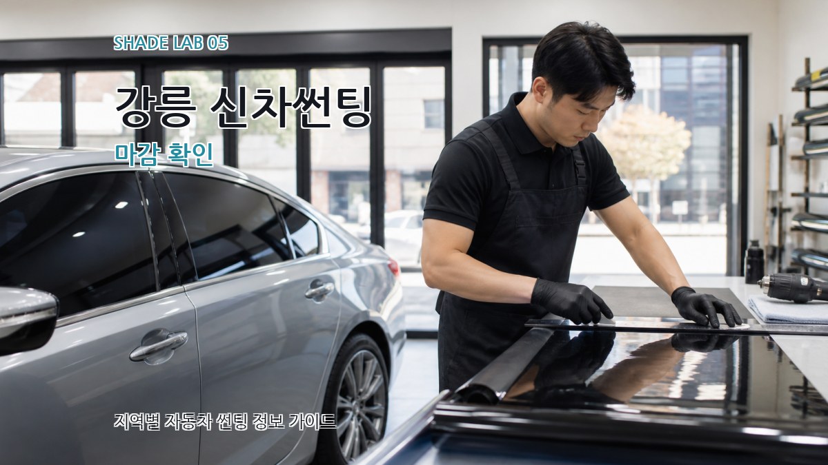 강릉 신차썬팅 마감 확인