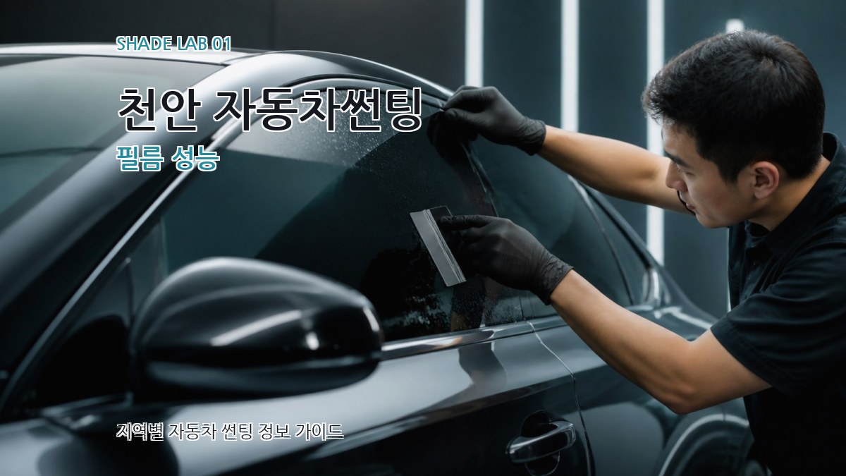 천안 자동차썬팅