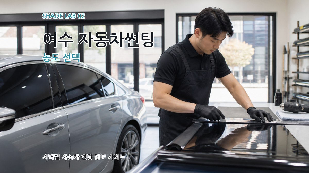 여수 자동차썬팅 농도 선택