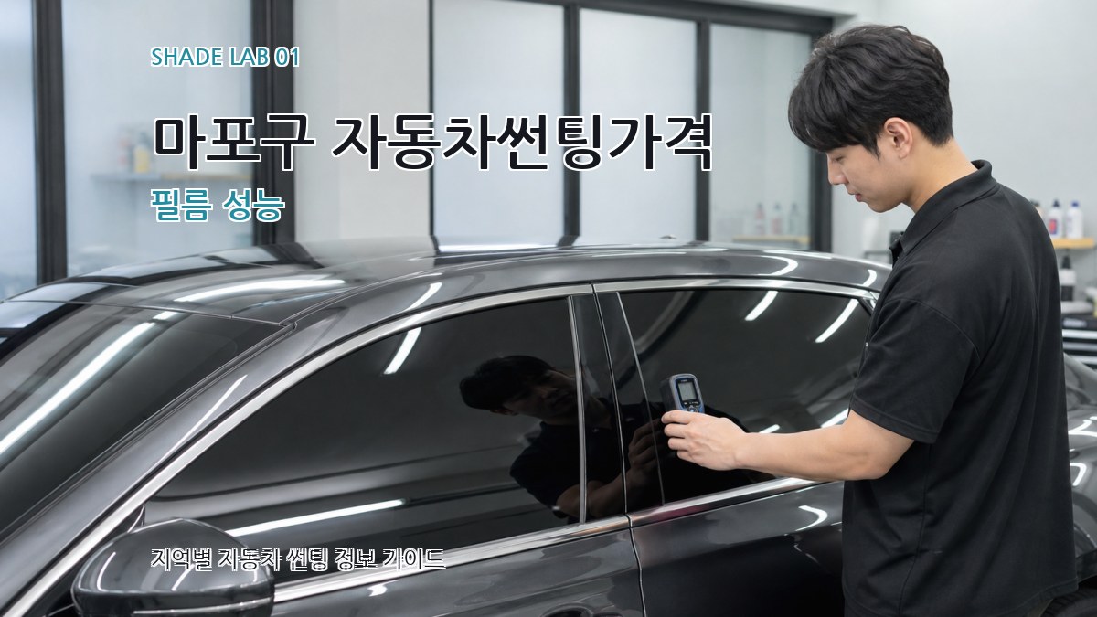 마포구 자동차썬팅가격