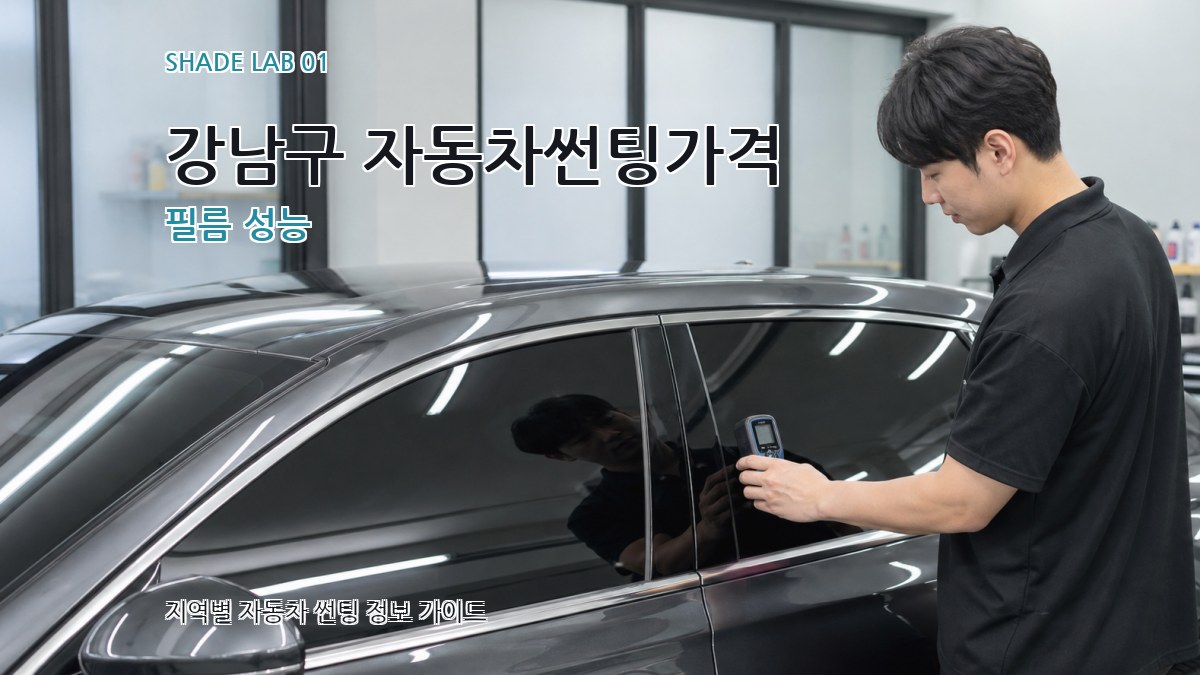 강남구 자동차썬팅가격