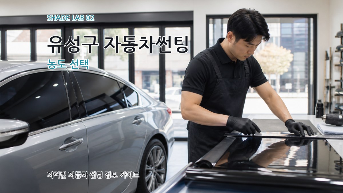 유성구 자동차썬팅 농도 선택