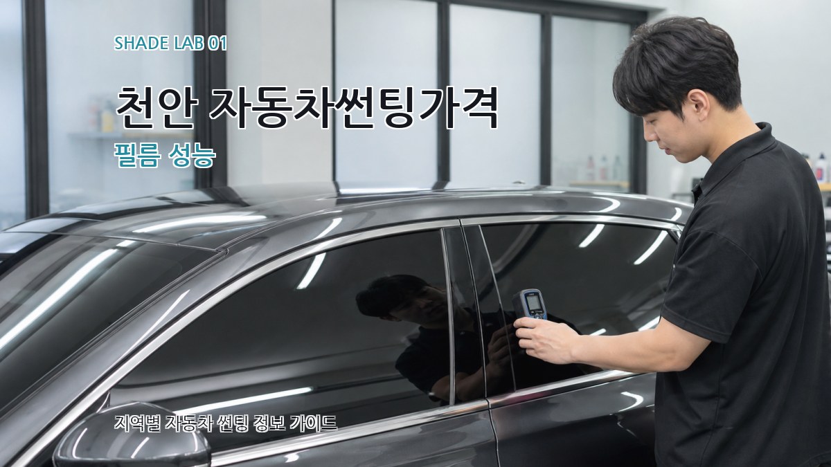 천안 자동차썬팅가격