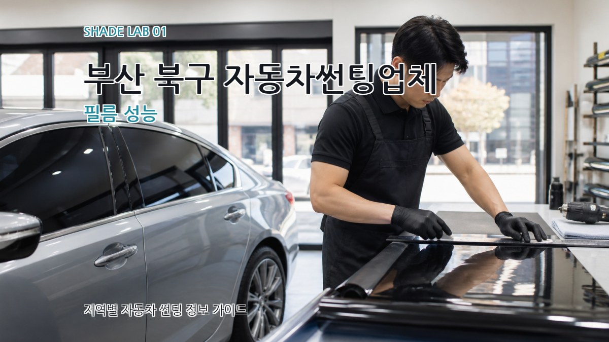 부산 북구 자동차썬팅업체