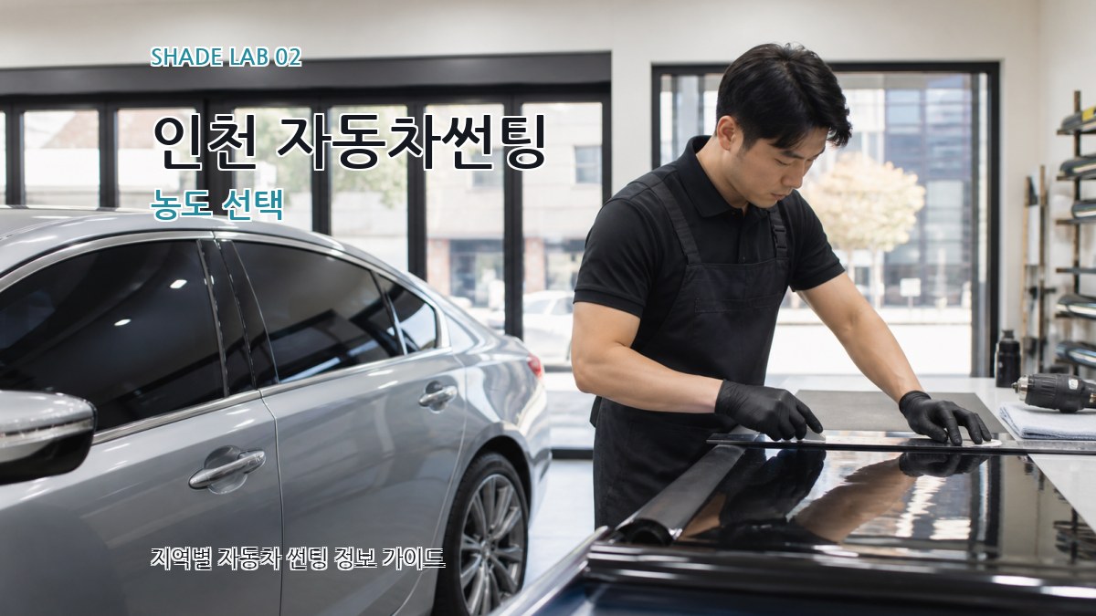 인천 자동차썬팅 농도 선택
