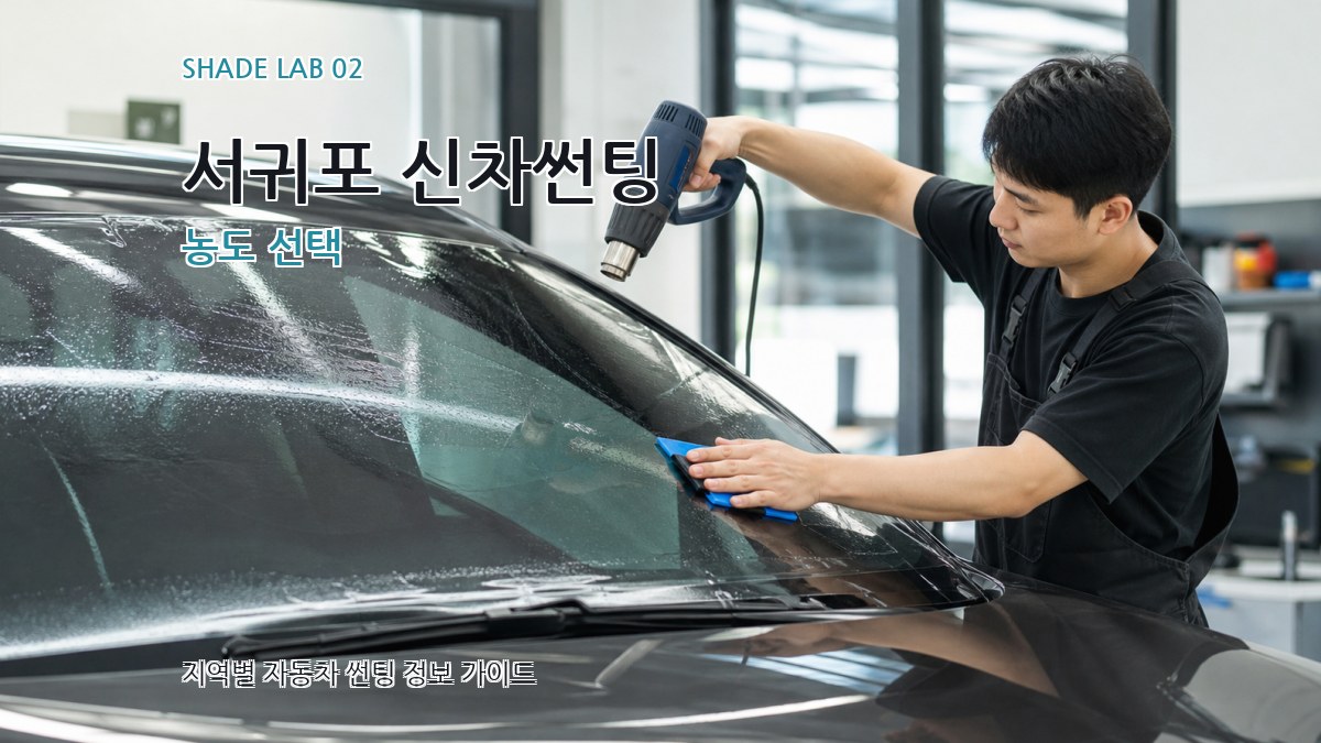 서귀포 신차썬팅 농도 선택
