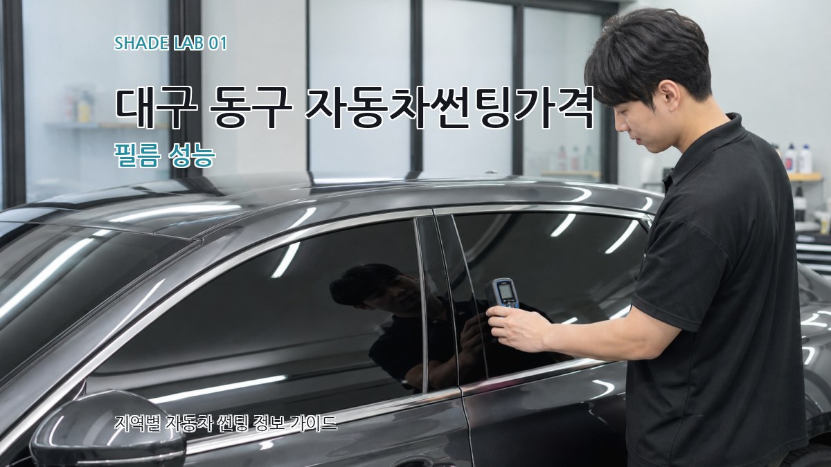 대구 동구 자동차썬팅가격