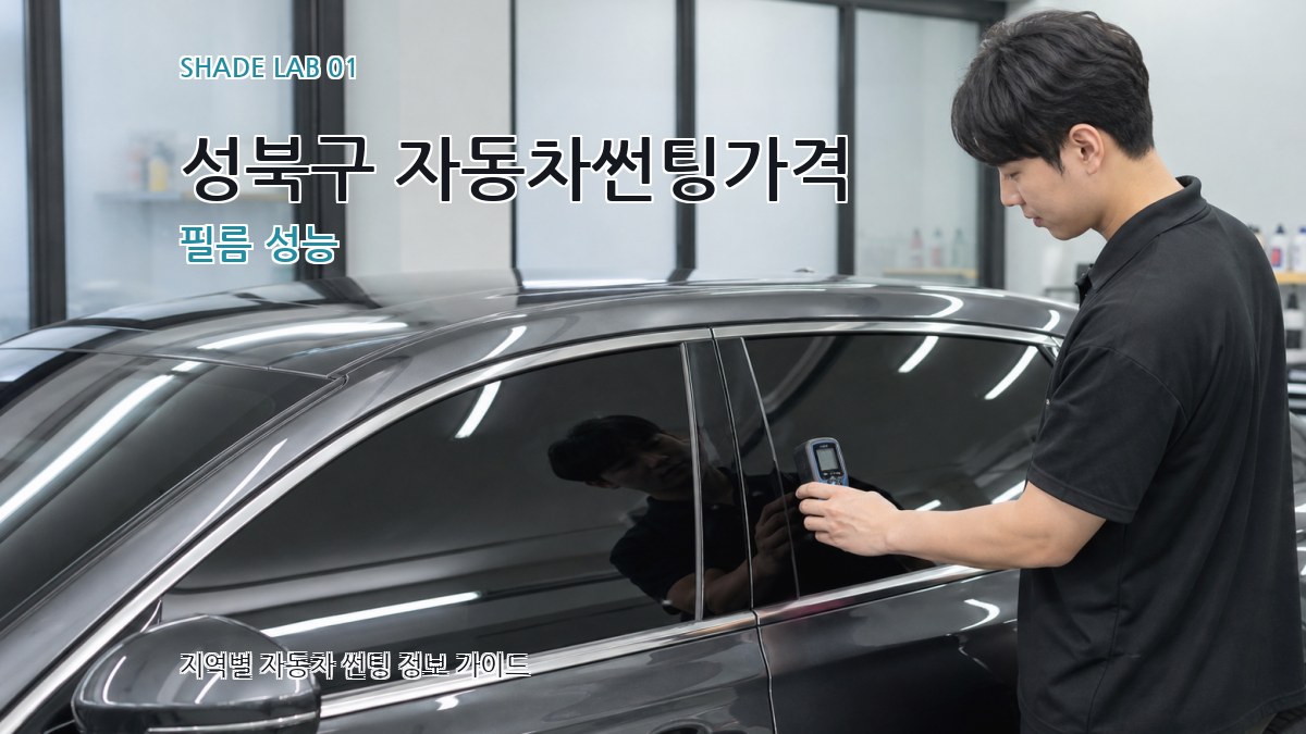 성북구 자동차썬팅가격