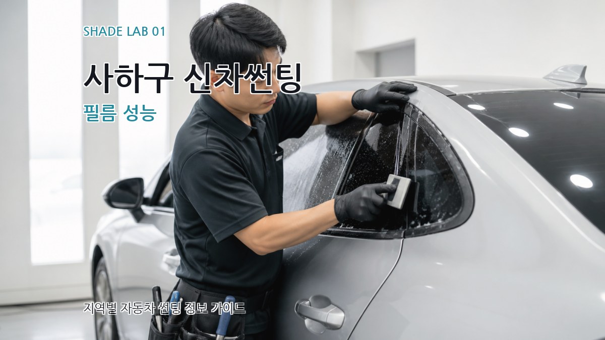사하구 신차썬팅